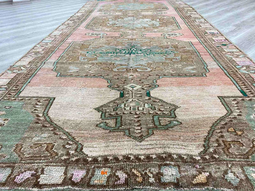 Hand Knotted Turkish Rug 360cm x 159cm Antique Design
