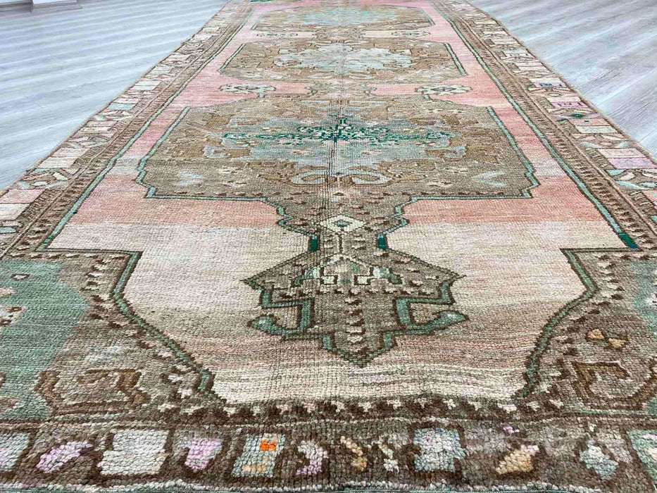 Hand Knotted Turkish Rug 360cm x 159cm Antique Design