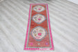 Hand Knotted Turkish Runner Rug 190 cm x 64 cm