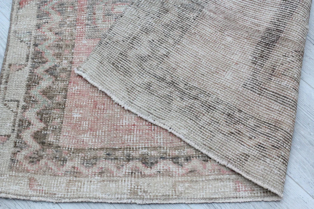 Hand Knotted Turkish Runner Rug 342Cm X 114Cm 1930s
