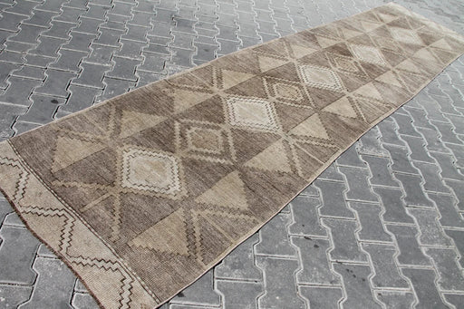 Hand Knotted Turkish Runner Rug 375cm x 90cm