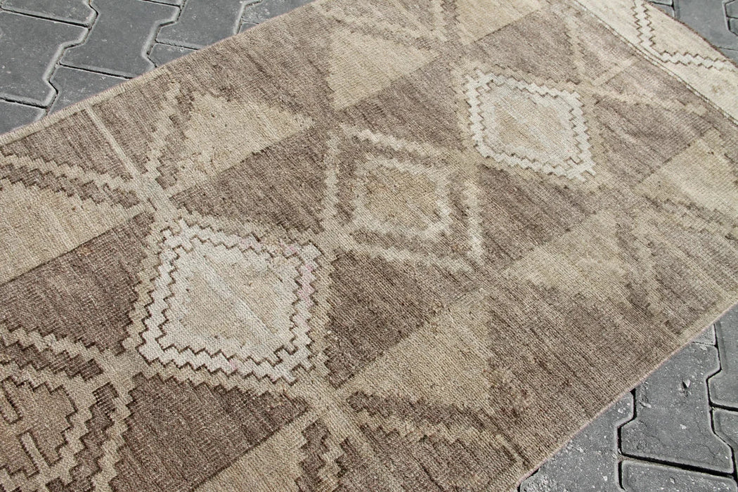 Hand Knotted Turkish Runner Rug 375cm x 90cm