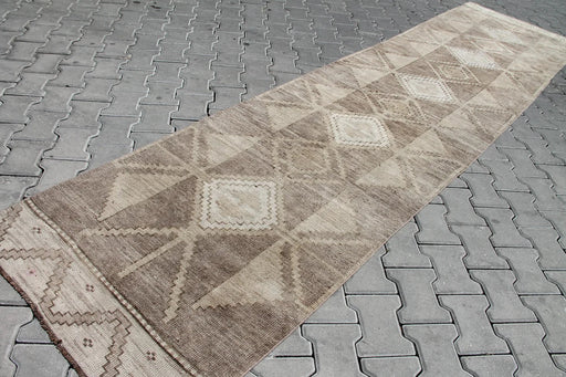 Hand Knotted Turkish Runner Rug 375cm x 90cm