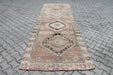 Hand Knotted Turkish Runner Rug 402cm x 130cm Vintage Design