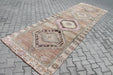 Hand Knotted Turkish Runner Rug 402cm x 130cm Vintage Design