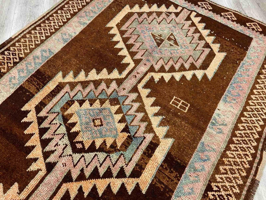 Hand Knotted Turkish Runner Rug 458 cm x 162 cm