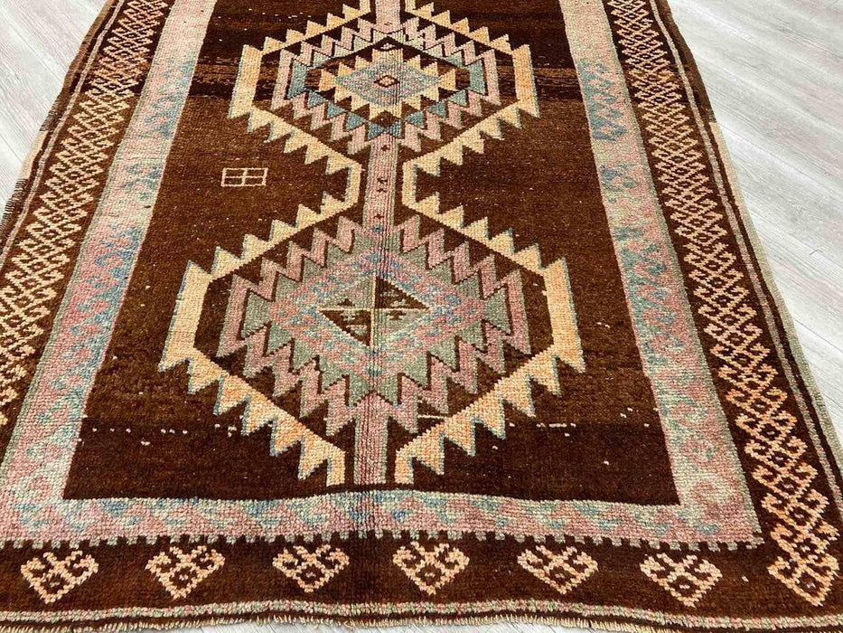 Hand Knotted Turkish Runner Rug 458 cm x 162 cm