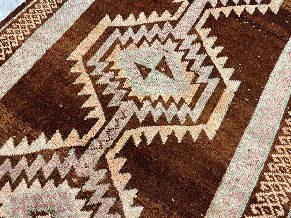 Hand Knotted Turkish Runner Rug 458 cm x 162 cm