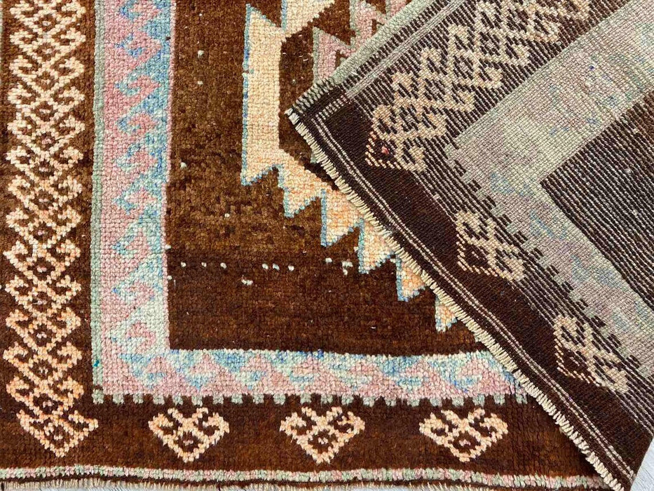 Hand Knotted Turkish Runner Rug 458 cm x 162 cm