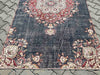 Hand Knotted Turkish Wool Rug 254cm x 137cm Navy Blue