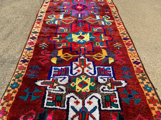 Hand Knotted Turkish Wool Runner Rug 277cm x 100cm