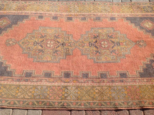 Hand Knotted Vintage Anatolian Area Rug 203cm x 114cm