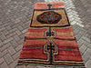 Hand Knotted Vintage Anatolian Area Rug 212 cm x 100 cm