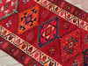 Hand Knotted Vintage Anatolian Area Rug 329x84 cm