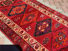 Hand Knotted Vintage Anatolian Area Rug 329x84 cm