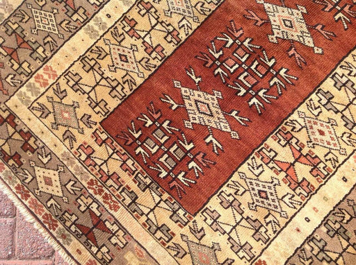 Hand Knotted Vintage Area Rug 211cm x 109cm