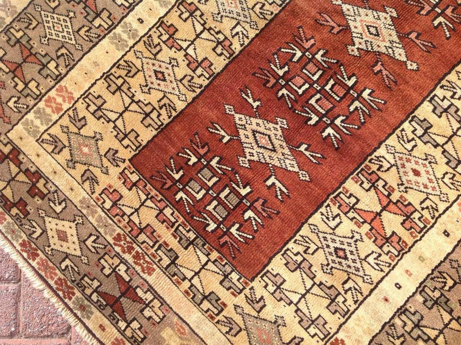 Hand Knotted Vintage Area Rug 211cm x 109cm
