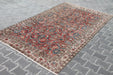 Hand Knotted Vintage Area Rug 244cm x 151cm 1960s Design