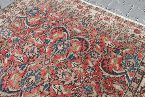 Hand Knotted Vintage Area Rug 244cm x 151cm 1960s Design