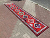 Hand Knotted Vintage Area Rug 371cm x 89cm