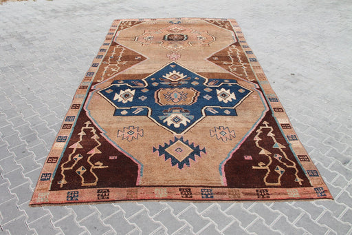 Hand Knotted Vintage Area Rug 445cm x 234cm 1940s