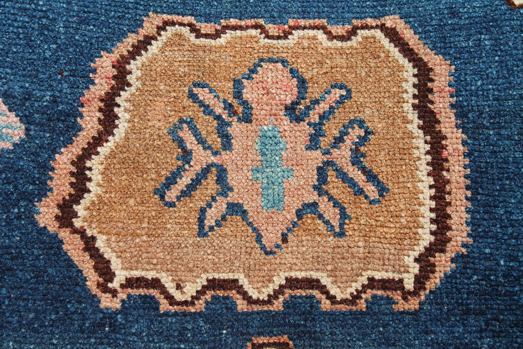 Hand Knotted Vintage Area Rug 445cm x 234cm 1940s