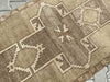Hand Knotted Vintage Oushak Runner Rug 224cm x 94cm
