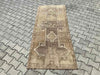 Hand Knotted Vintage Oushak Runner Rug 224cm x 94cm