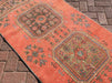 Hand Knotted Vintage Runner Rug 347cm x 86cm