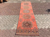 Hand Knotted Vintage Runner Rug 347cm x 86cm