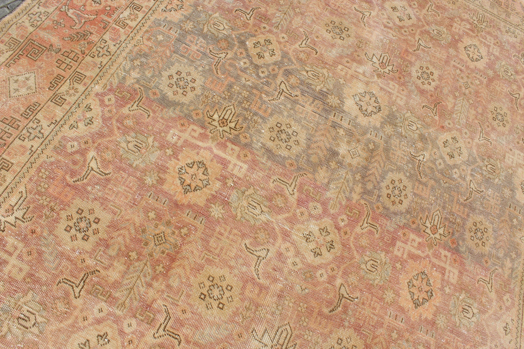 Hand-Knotted Vintage Turkish Area Rug 197cm x 285cm