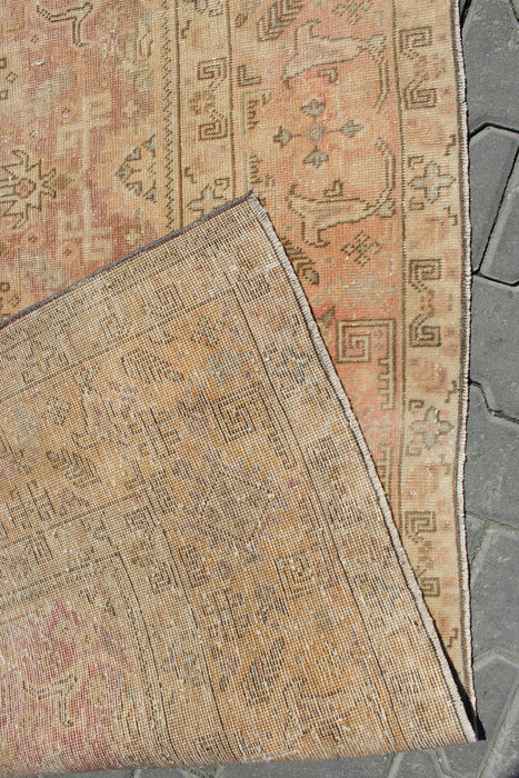 Hand-Knotted Vintage Turkish Area Rug 197cm x 285cm