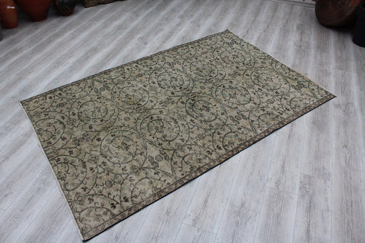 Hand-Knotted Vintage Turkish Rug 140x215 cm #424