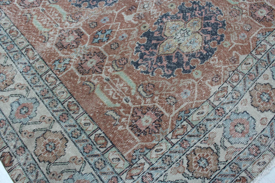 Hand-Knotted Vintage Turkish Rug 185cm x 291cm