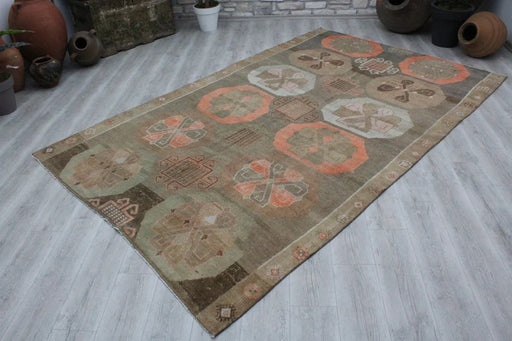 Hand-Knotted Vintage Turkish Rug 190Cm X 316Cm