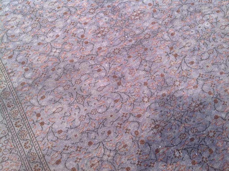 Hand Knotted Vintage Turkish Rug 220cm x 150cm