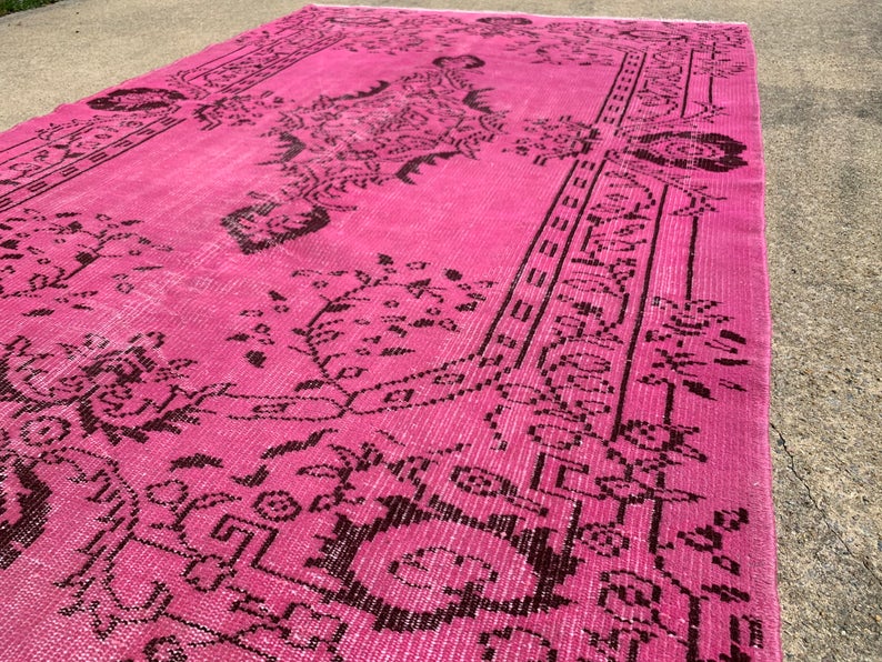 Hand Knotted Vintage Turkish Rug 264cm x 165cm
