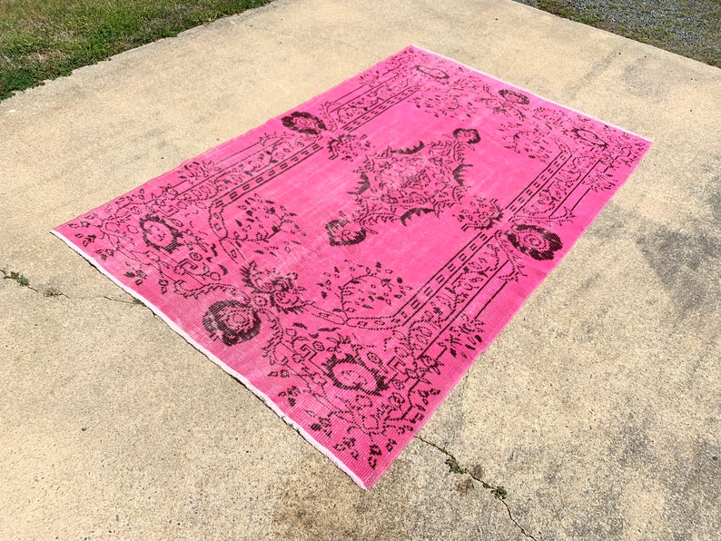 Hand Knotted Vintage Turkish Rug 264cm x 165cm