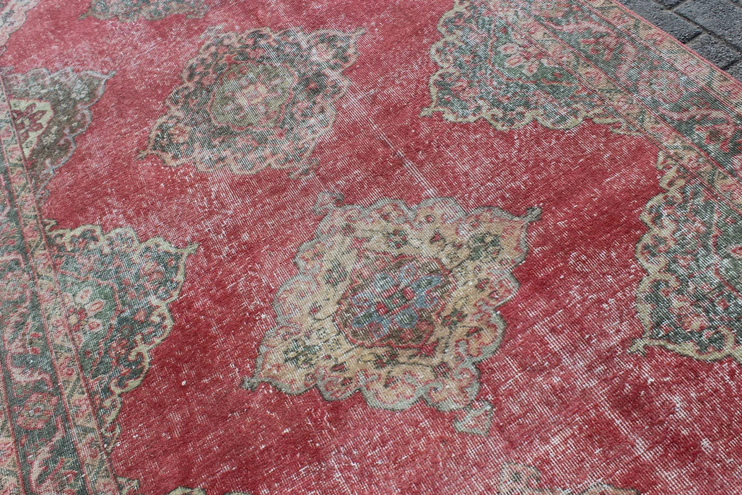 Hand Knotted Vintage Turkish Rug 386cm x 151cm