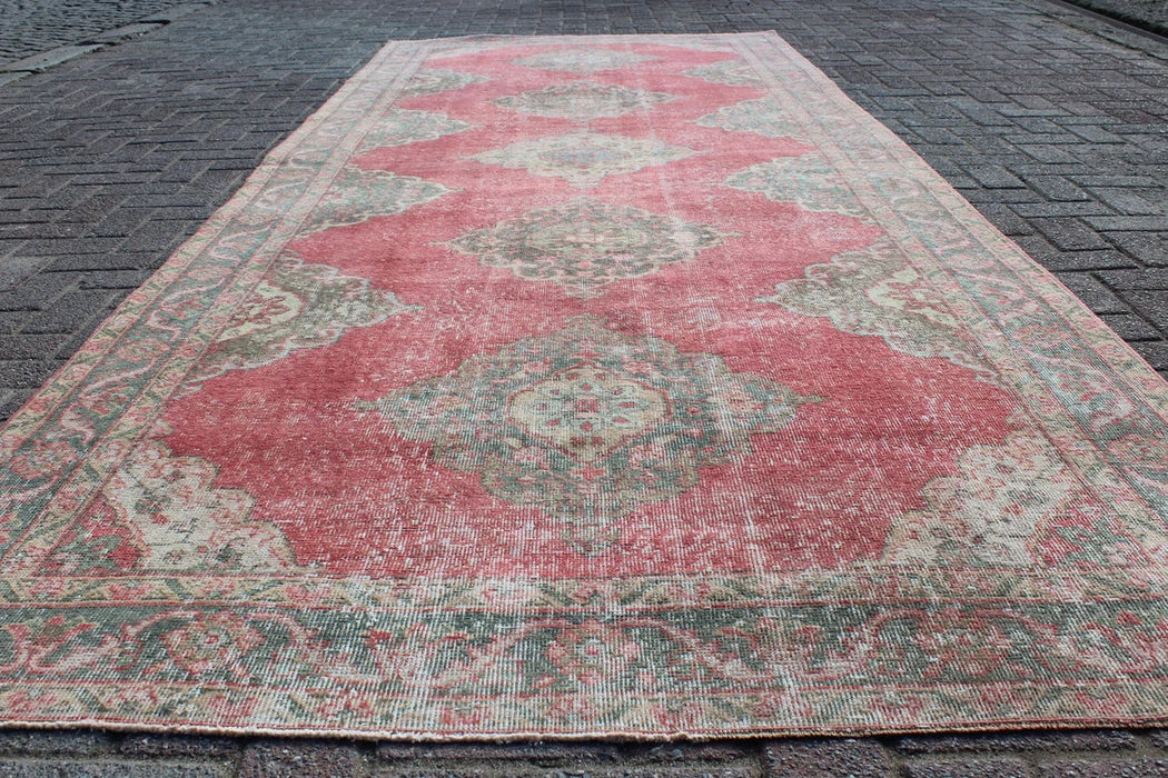 Hand Knotted Vintage Turkish Rug 386cm x 151cm