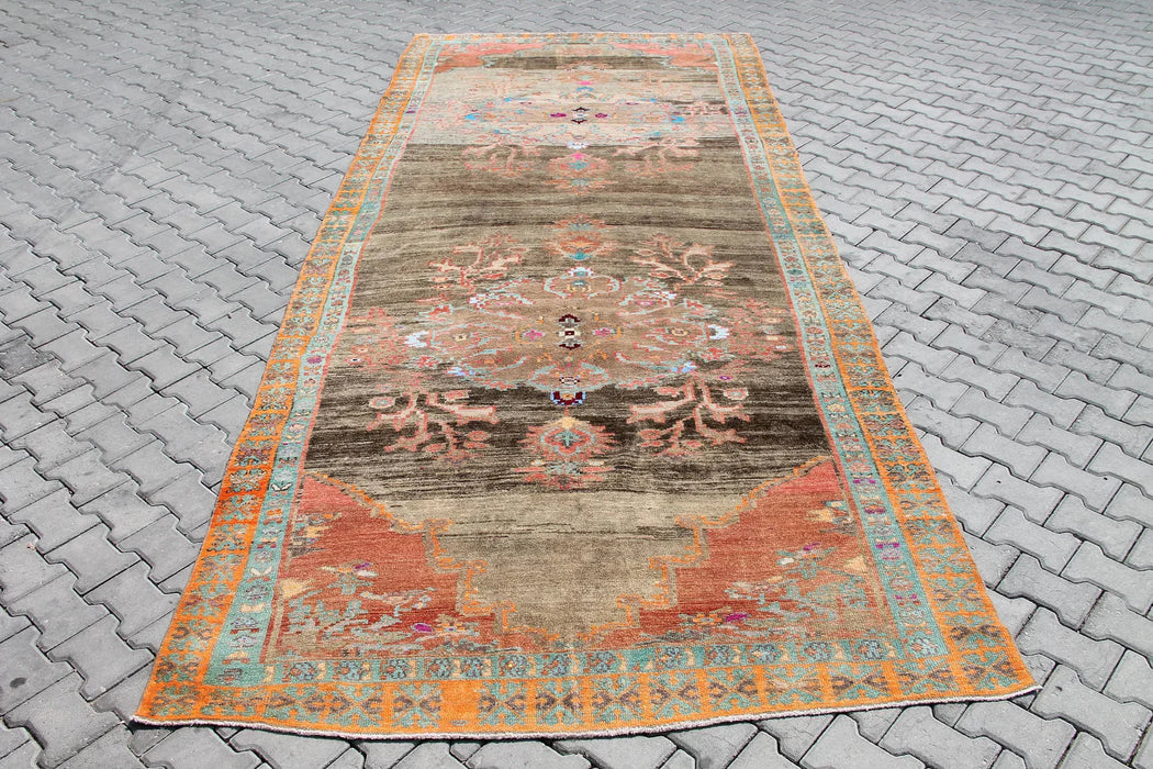 Hand Knotted Vintage Turkish Rug 444cm x 189cm