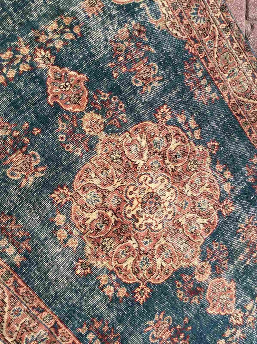 Hand Knotted Vintage Turkish Wool Rug 204cm x 133cm