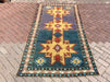 Hand Knotted Vintage Turkish Wool Rug 251cm x 130cm