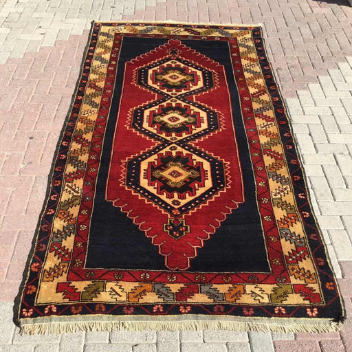 Hand Knotted Vintage Turkish Wool Rug 284cm x 145cm