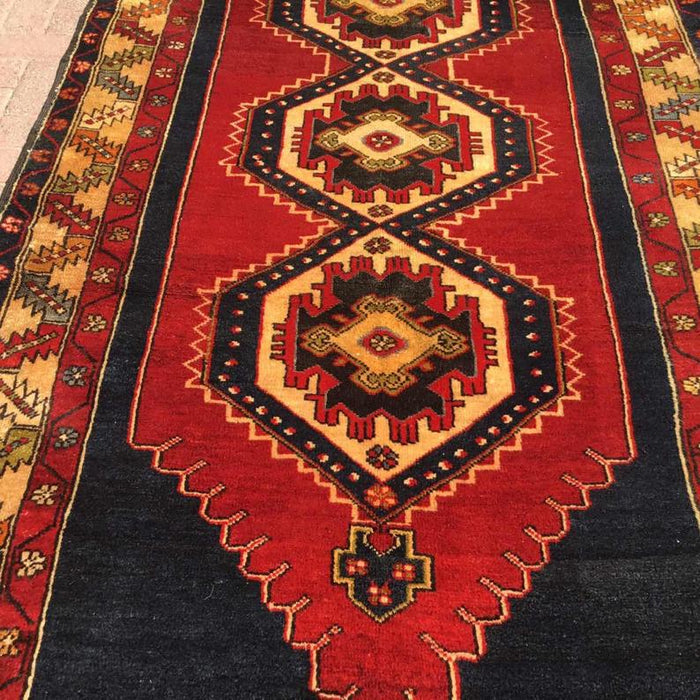 Hand Knotted Vintage Turkish Wool Rug 284cm x 145cm
