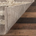 Hand-Tufted Beige Cotton Wool Area Rug