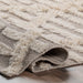 Hand-Tufted Beige Cotton Wool Area Rug