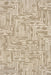 Hand-Tufted Geometric Wool Area Rug 160x230 cm Ivory