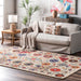 Hand-Tufted Multicolor Wool Floral Area Rug 150x230 cm
