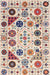 Hand-Tufted Multicolor Wool Floral Area Rug 150x230 cm